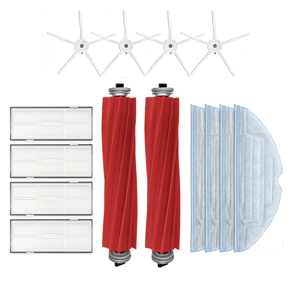 14-Pack Premium Replacement Parts Kit Compatible with Roborock S7 & S7 MaxV Series