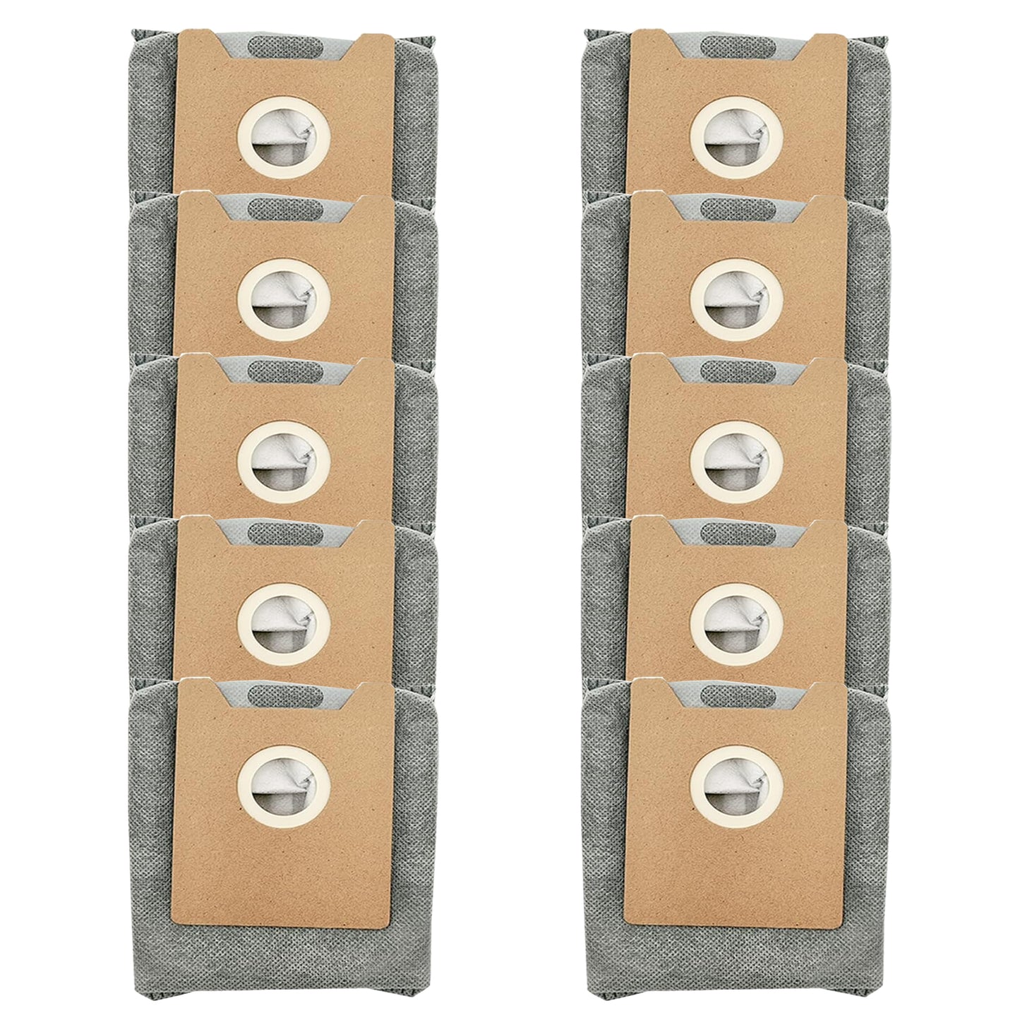 10-Pack Replacement Dust Bags for eufy RoboVac G35+, G40+, G40 Hybrid+ Auto-Empty Station