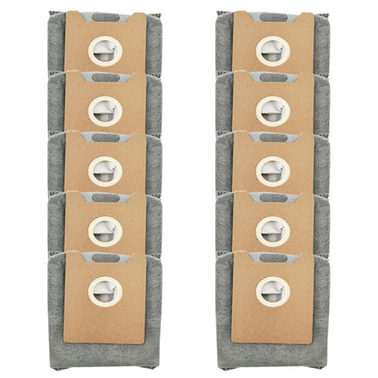 10-Pack Replacement Dust Bags for eufy RoboVac G35+, G40+, G40 Hybrid+ Auto-Empty Station