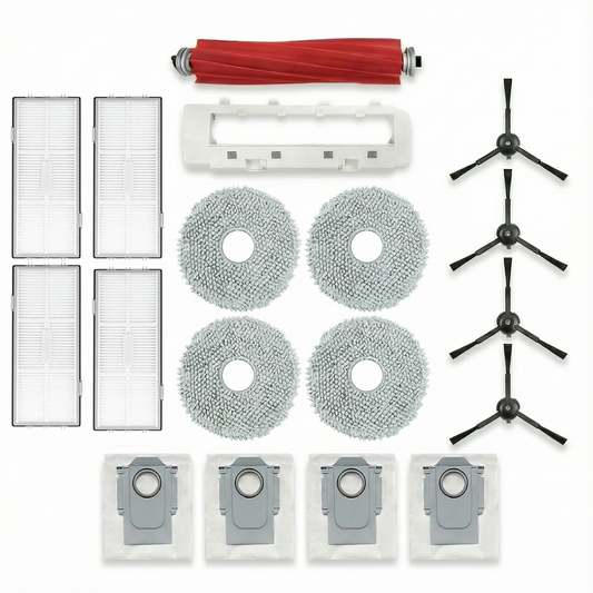 Coredy Premium 18-Piece Replenishment Kit for Roborock Q Revo Pro, MaxV & S (1-Year Supply)
