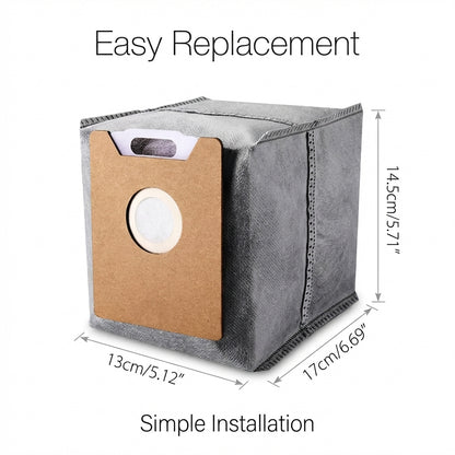 10-Pack Replacement Dust Bags for eufy RoboVac G35+, G40+, G40 Hybrid+ Auto-Empty Station