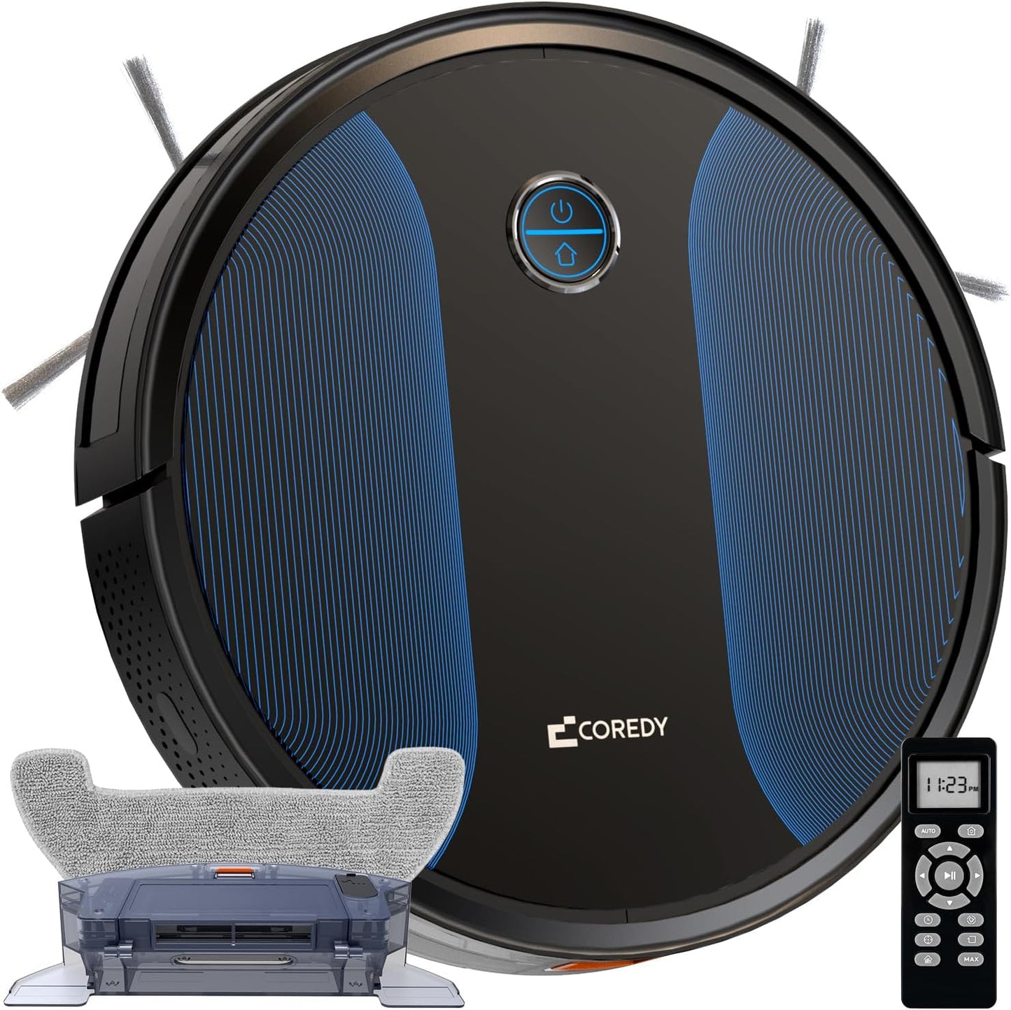 [Factory Overstock]-Coredy R550 Ultra Robot Vacuum Cleaner, 2200Pa Strong Suction