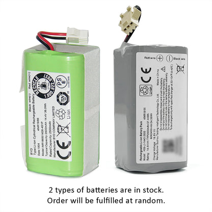 Official 2600mAh Li-ion Battery for Coredy Robot Vacuum | Fits R300, R500+, R580, R650 & R750 (1600Pa)