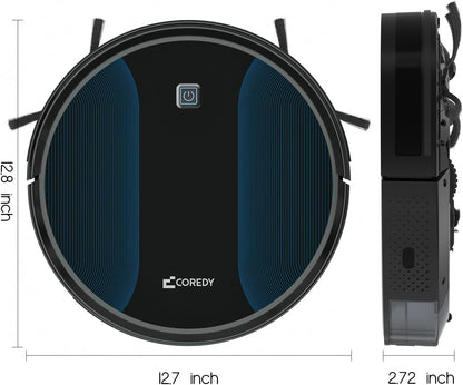 [Factory Overstock]-Coredy R550 Ultra Robot Vacuum Cleaner, 2200Pa Strong Suction