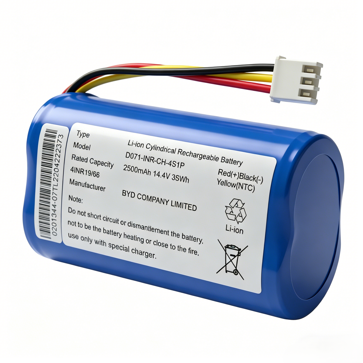 2500mAh Replacement Li-ion Battery for Coredy FL022 Robot Vacuum