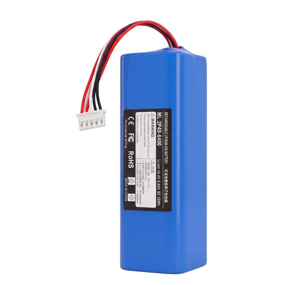 Coredy 14.4V 6400mAh Upgraded Replacement Battery for Ecovacs Deebot N8 T8 T9 X1 OMNI T10 Series