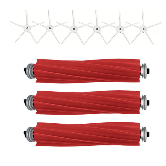 9-Pack Anti-Tangle Brushes Kit Compatible with Roborock S7 Series