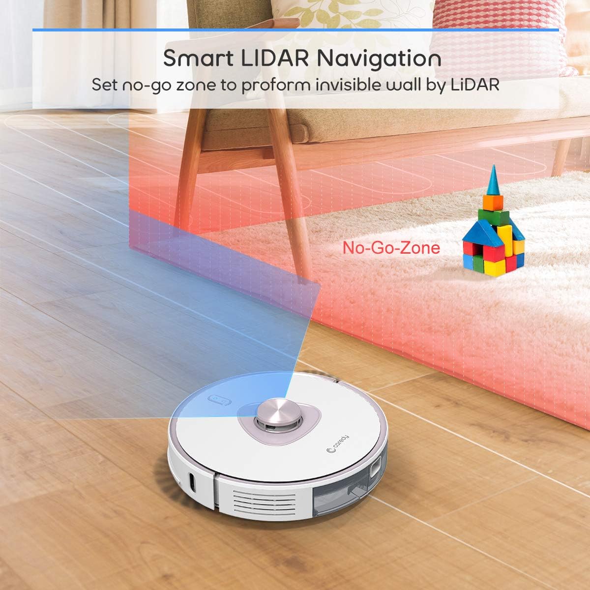 FATORY-STOCK L900W Robot Vacuum and Mop with LIDAR Navigation