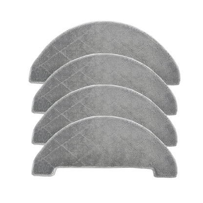 Wet-Dry Mopping Cloths for Coredy L900/L900W Robot Vacuum Cleaner 4PCS