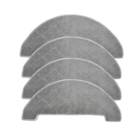 Wet-Dry Mopping Cloths for Coredy L900/L900W Robot Vacuum Cleaner 4PCS