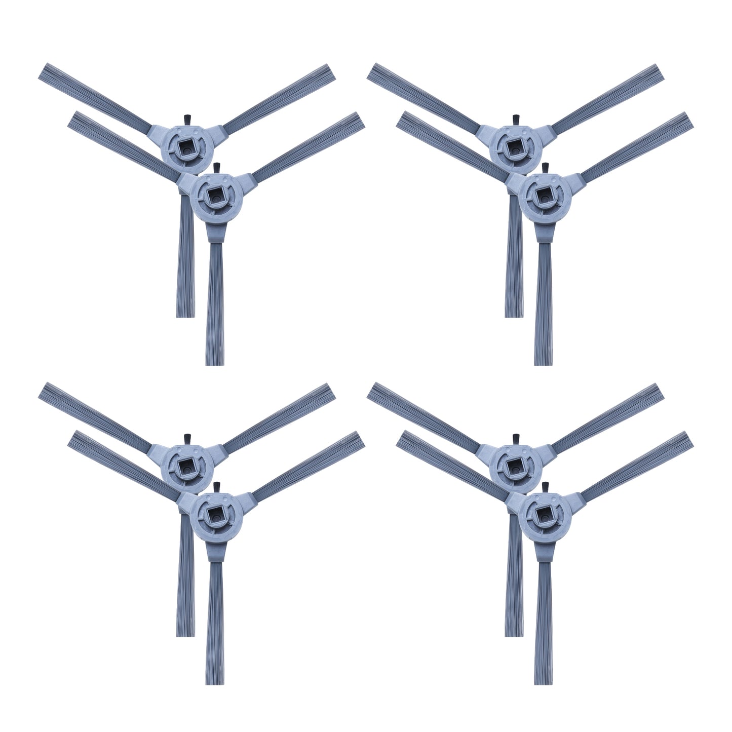 Coredy Replacement Side Brushes Kit R750/R550 Ultra/R650 Ultra/R300/R380/R400/R550/R580/R650/G850 Robot Vacuum Cleaner, 8 Packs