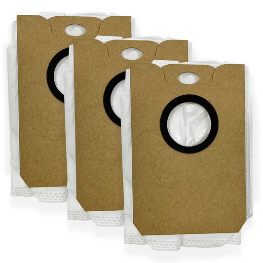 Replacement Dust Bags Kit for FL-S01(R750 Pro) Automatic Dirt Disposal Base, 3L Large Capacity Dust Bag, 3 Pcs